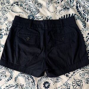 J. Crew Navy Cotton Bermuda Shorts